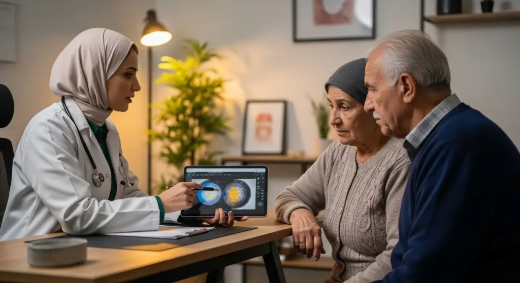 Choisir le bon chirurgien pour opération cataracte au Maroc – consultation ophtalmologique