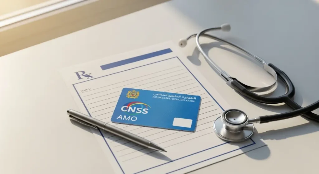 Documents de remboursement AMO et CNSS pour chirurgie ophtalmologique au Maroc
