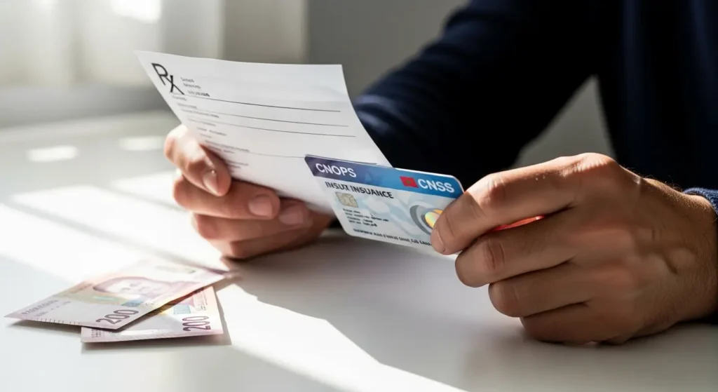 Ordonnance médicale et carte AMO pour remboursement angiographie rétinienne au Maroc