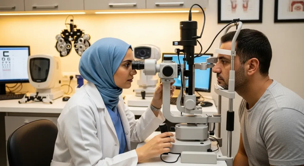 Tests orthoptiques vision binoculaire cabinet médical Maroc